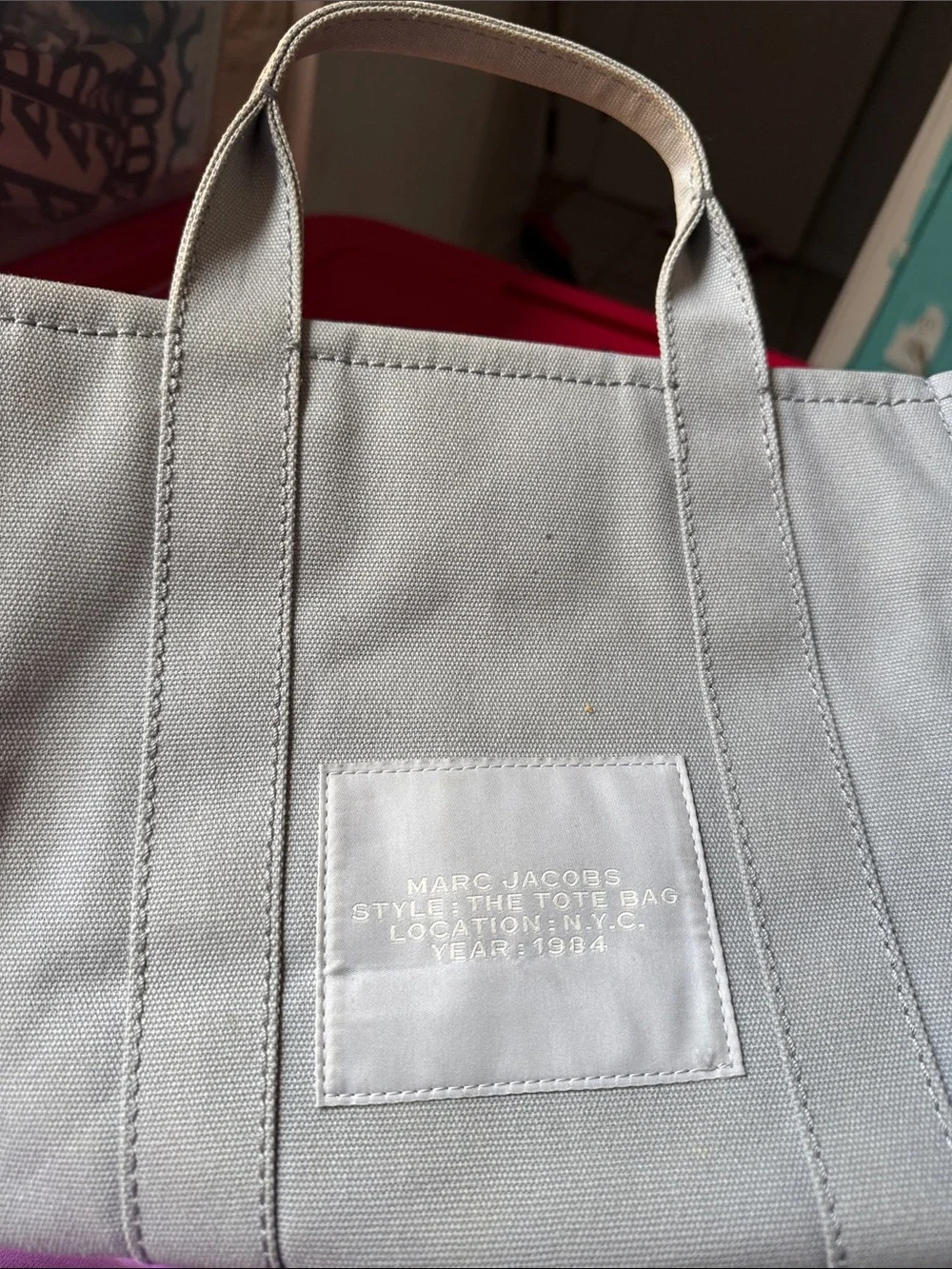 Marc Jacobs  Gray Canvas Tote used